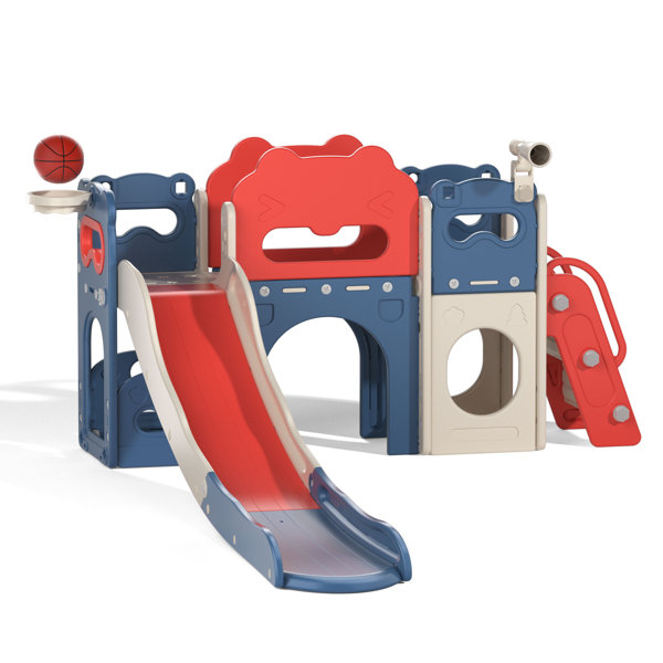 Nyeekoy 85'' W Indoor and Outdoor Plastic Climber Wayfair